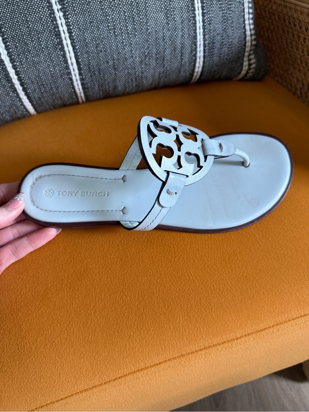 Tory Burch Spring Blue Sandals - Picture 2 of 5